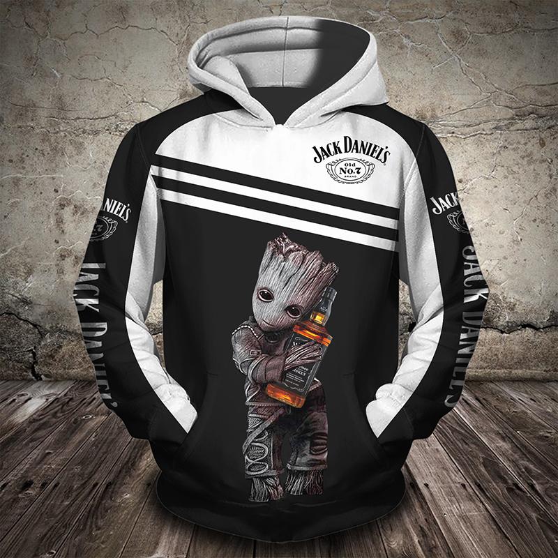Groot Jack Daniels 3d hoodie – saleoff 130120