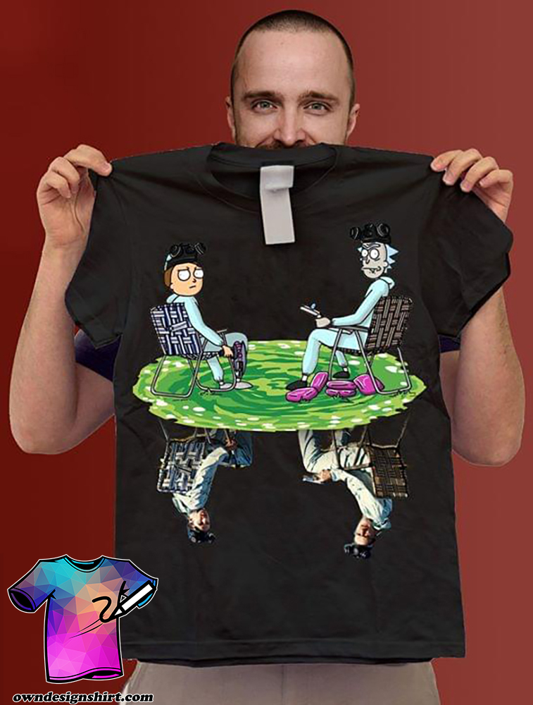 Rick and morty water reflection pinkman and mr white