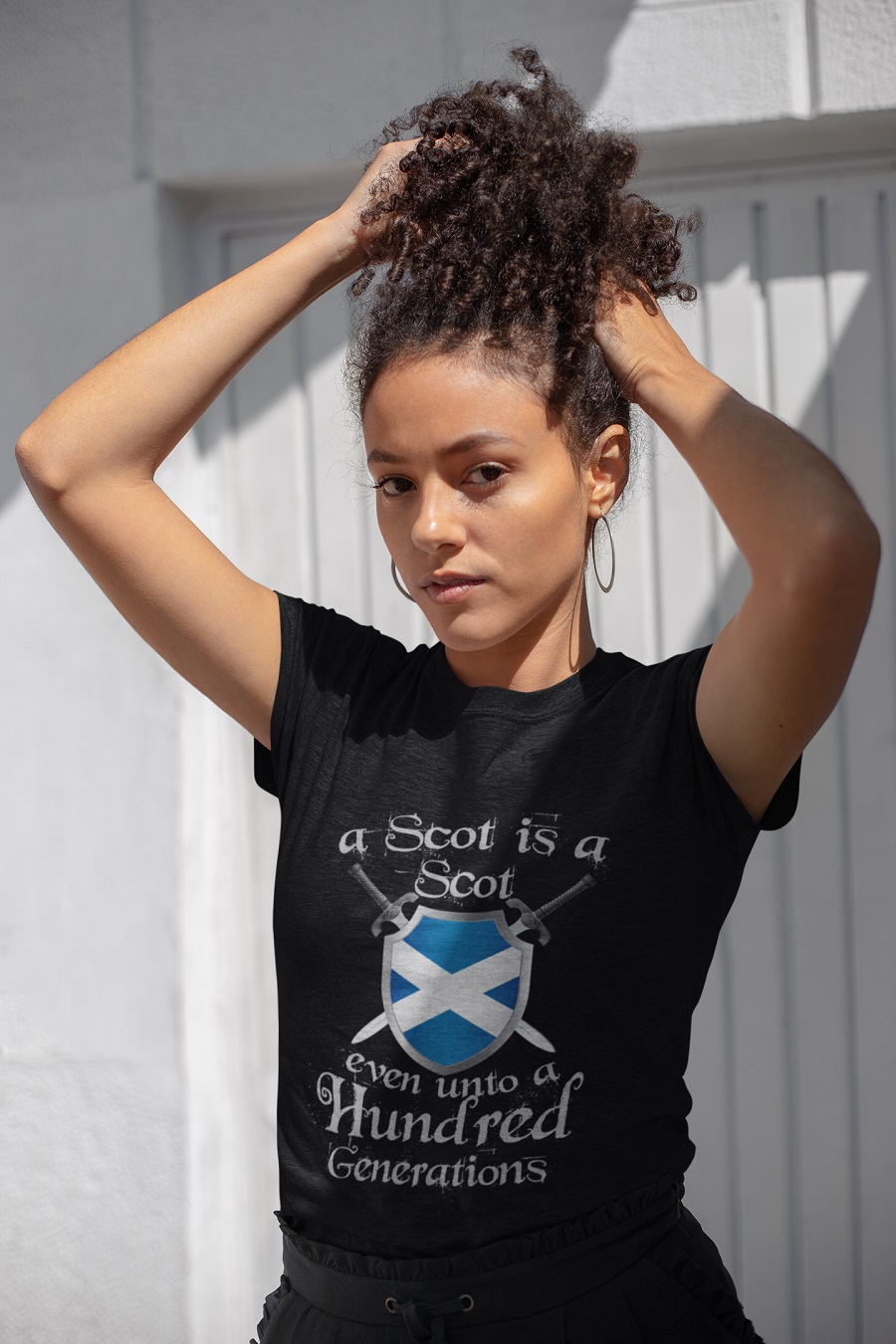 A scot is a scot even unto a hundred generations t-shirt
