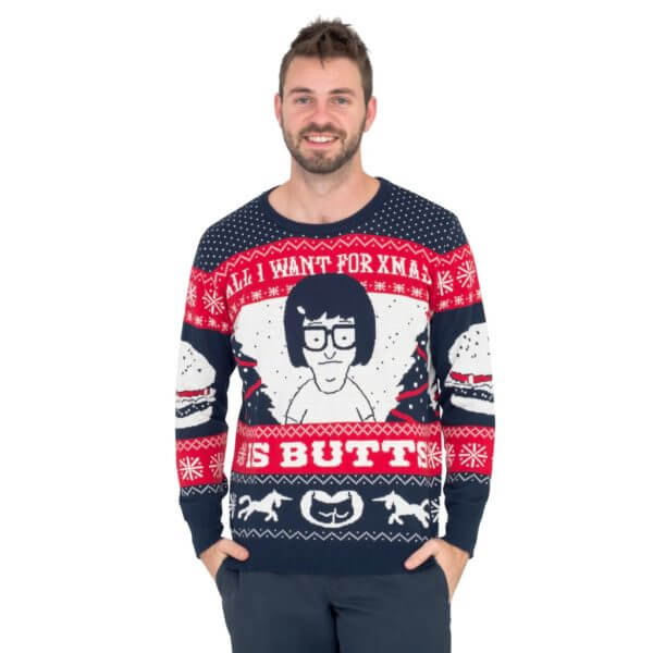 All I want for xmas is butts tina from bob’s burgers ugly christmas sweater – maria