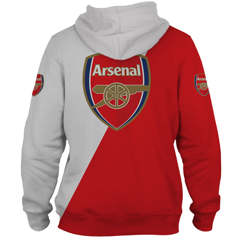 Arsenal football club all over print hoodie - back