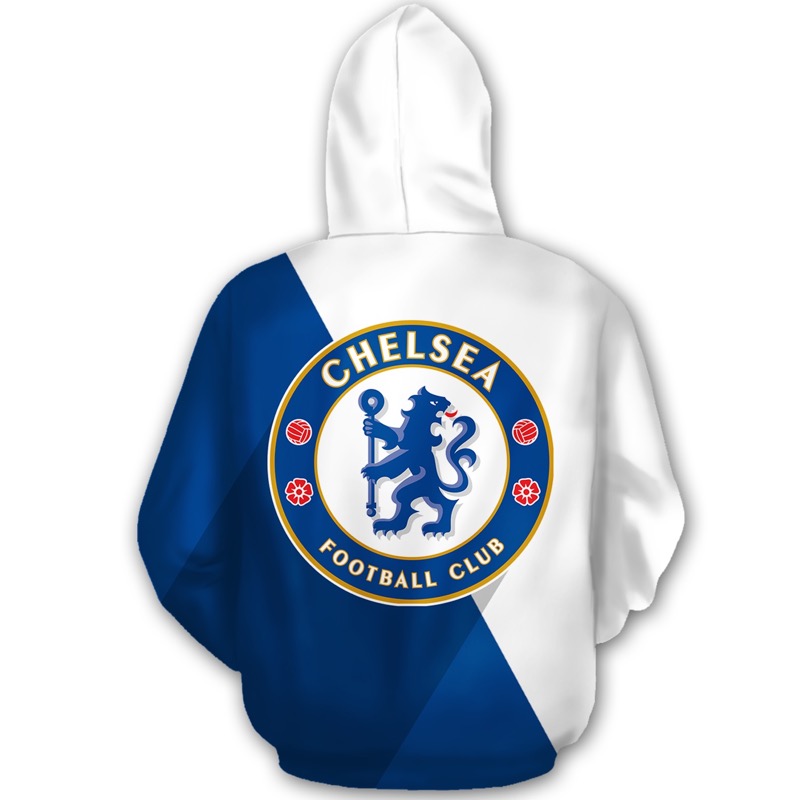 Chelsea football club all over print hoodie - back