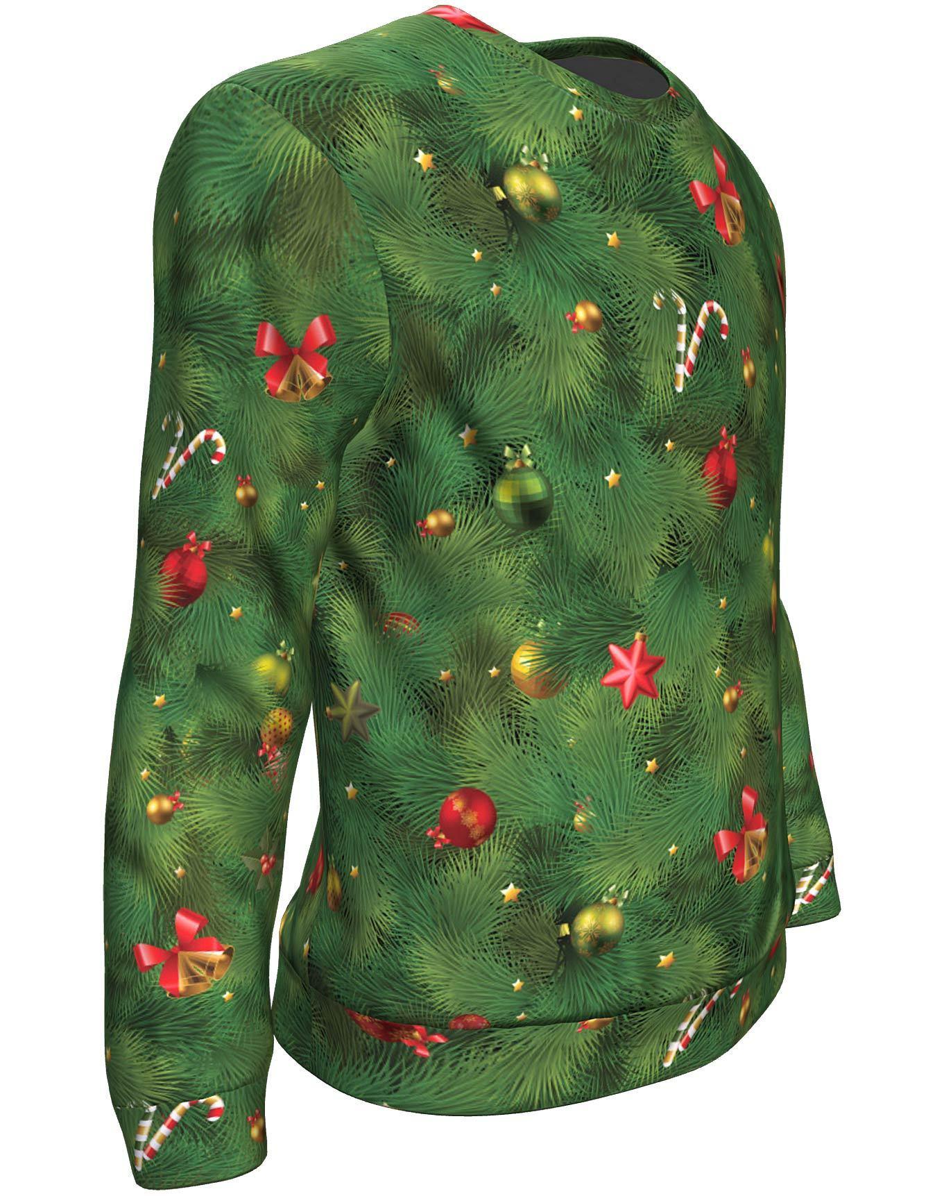 Christmas tree all over print sweater - maria 2