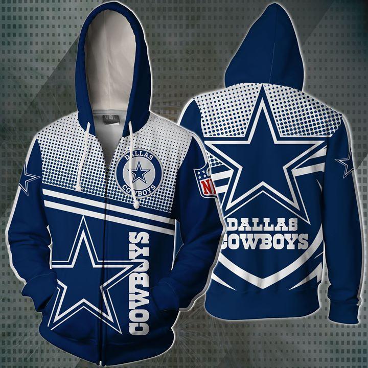 Dallas cowboys nfl full printing hoodie - maria