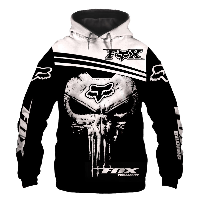 racing skull 3d hoodie – maria