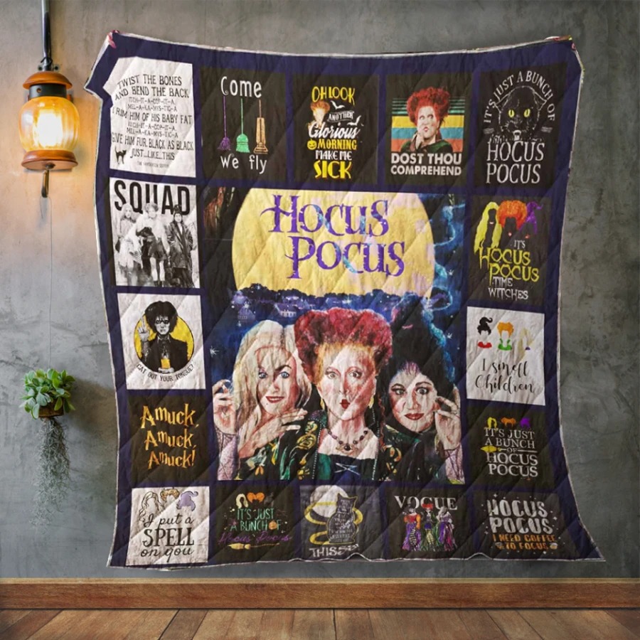 Hocus pocus quilt blanket