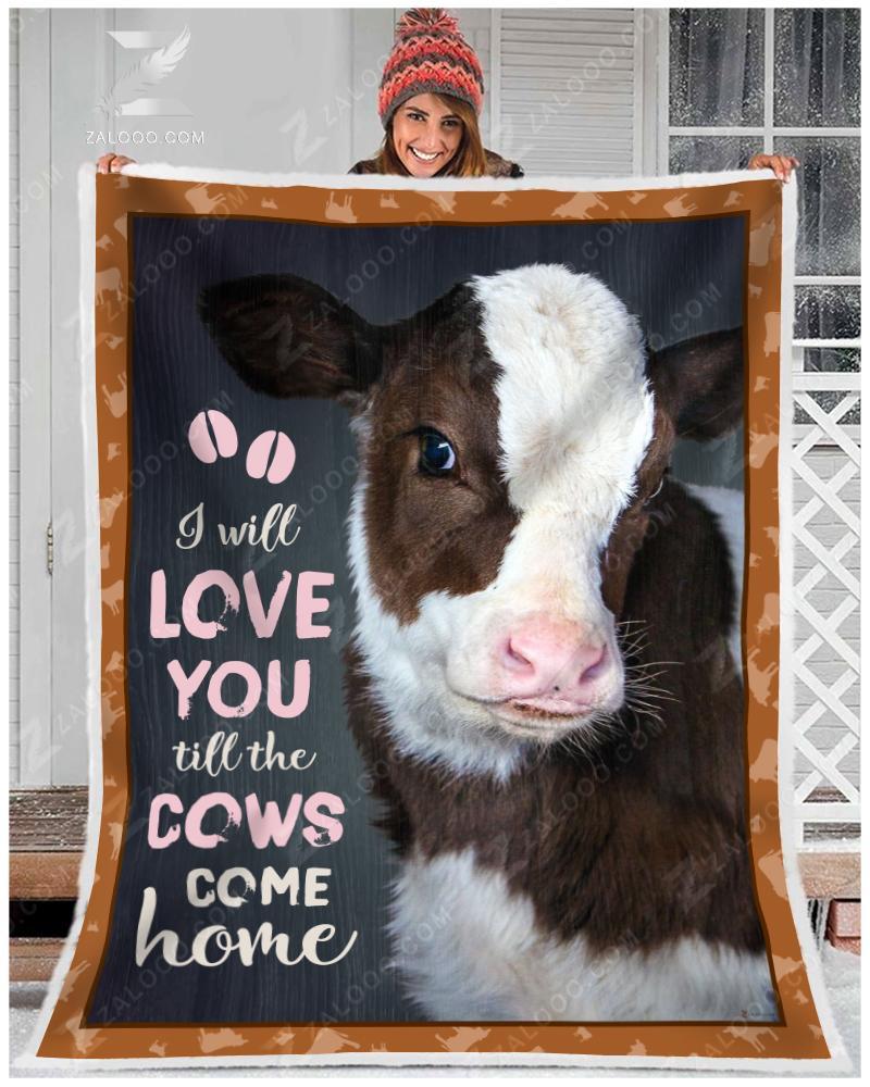 I will love you till the cows come home blanket - maria