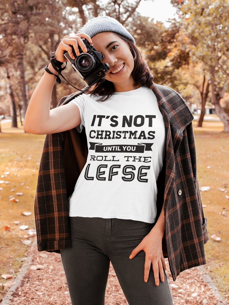 It’s not christmas until you roll the lefse shirt, hoodie, tank top – pdn