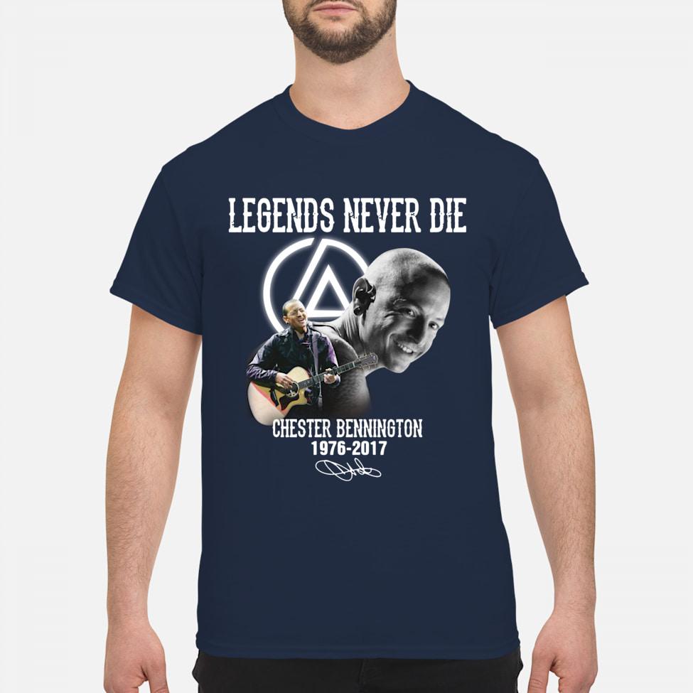 Legend Never Die Chester Bennington 1976 2017 Shirt, hoodie, tank top – tml