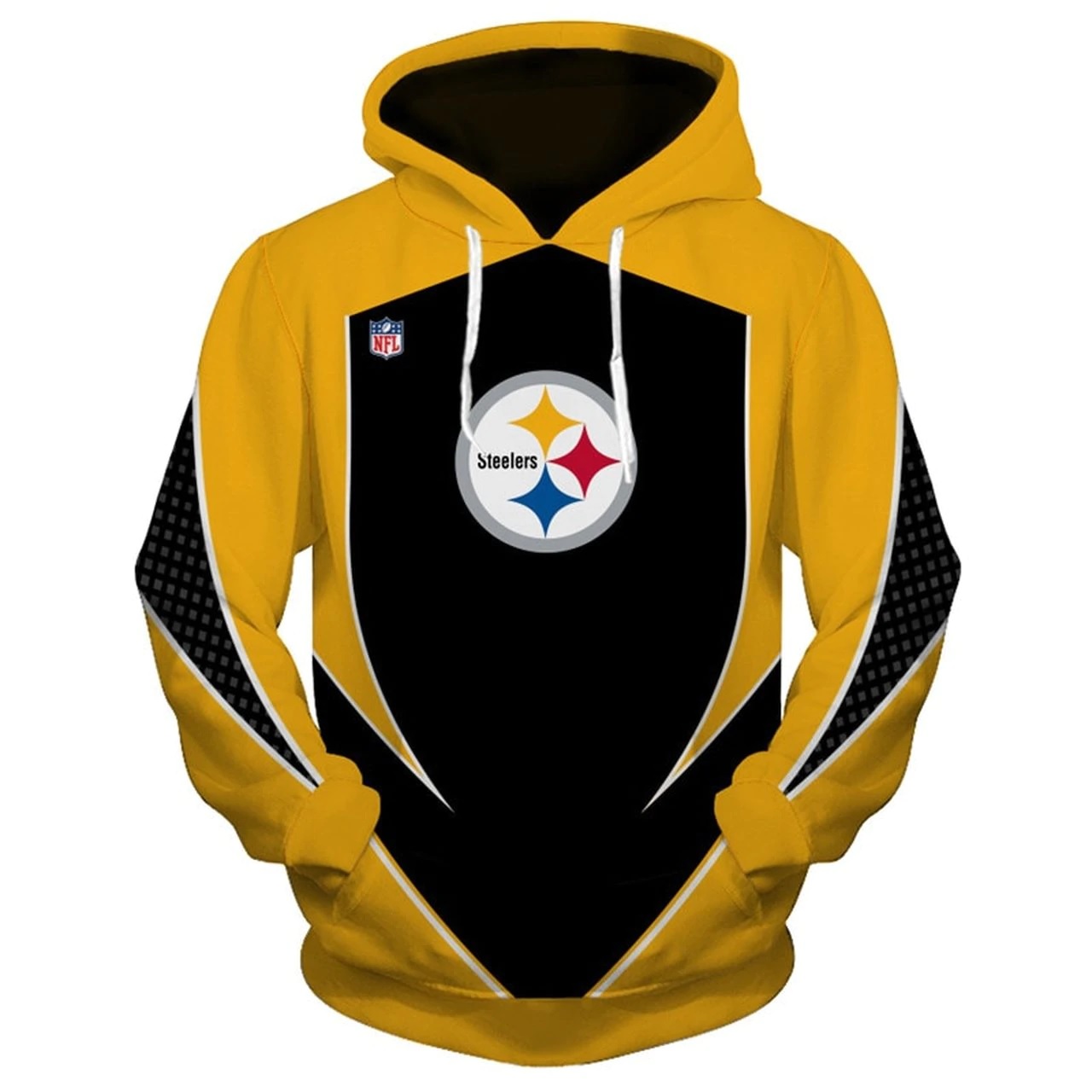 NFL pittsburgh steelers all over print hoodie