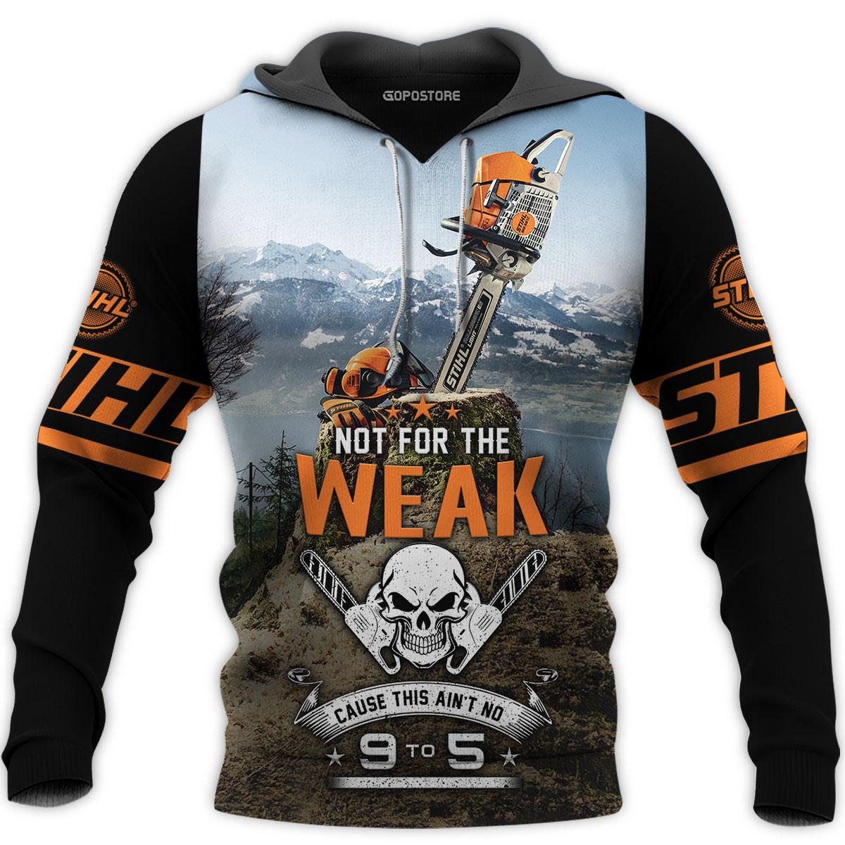 Not for the weak cause this ain't no chainsaw art 3d all over printed hoodie- maria