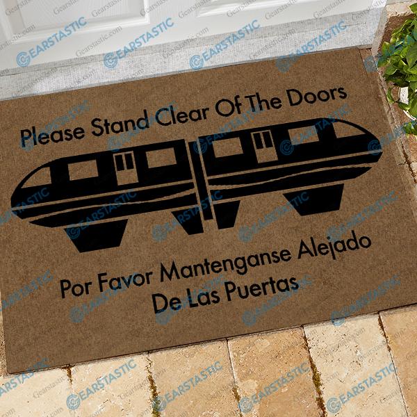 Please stand clear of the doors doormat - maria