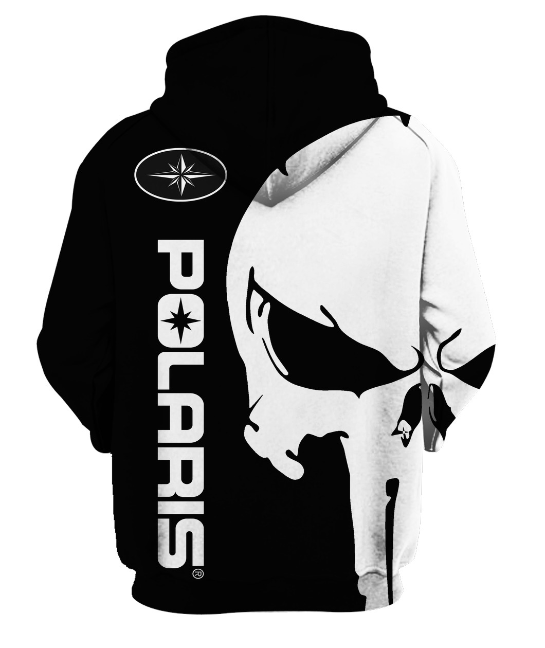 Polaris Punisher Skull 3d zip hoodies