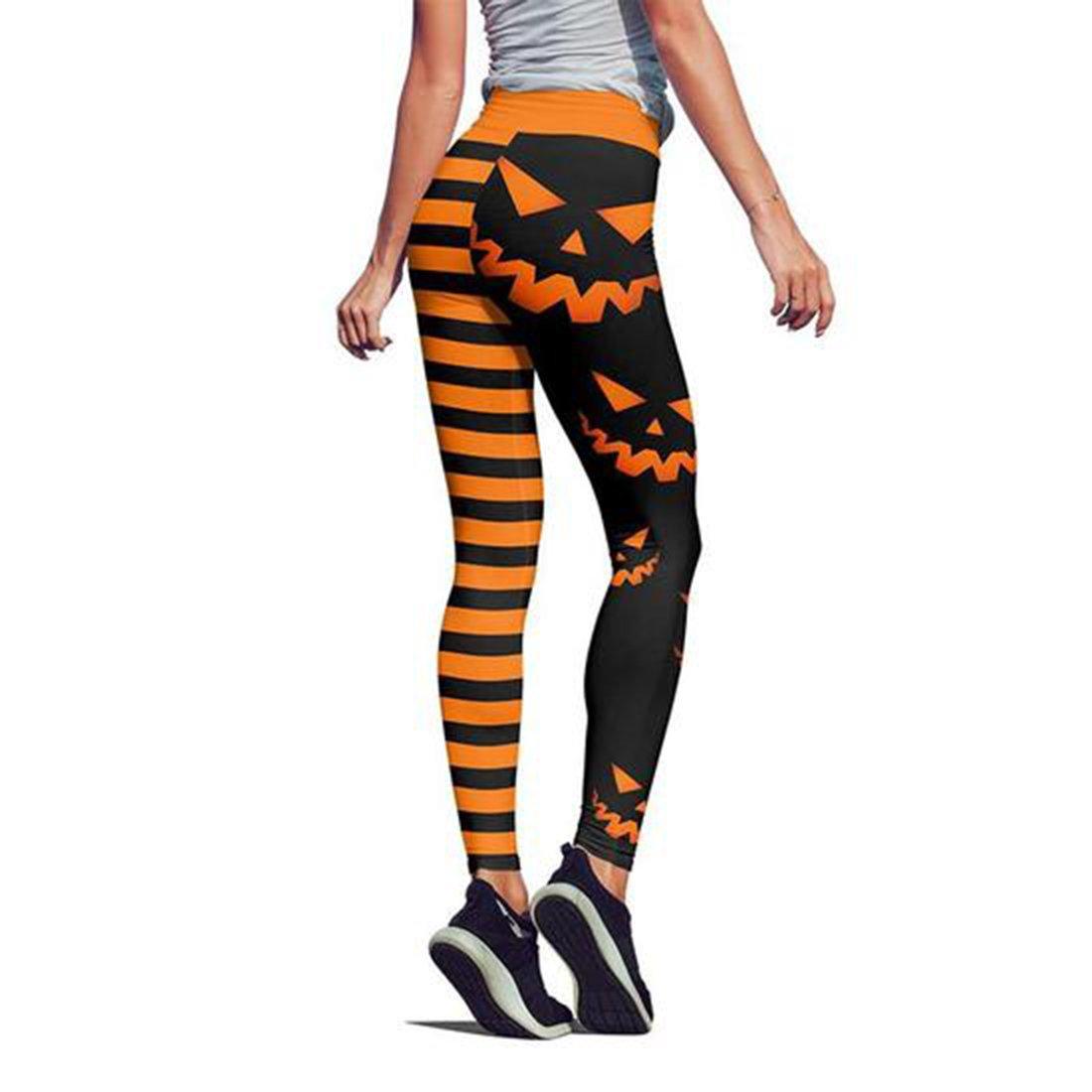 Pumpkin hallowstripes high waist legging – maria
