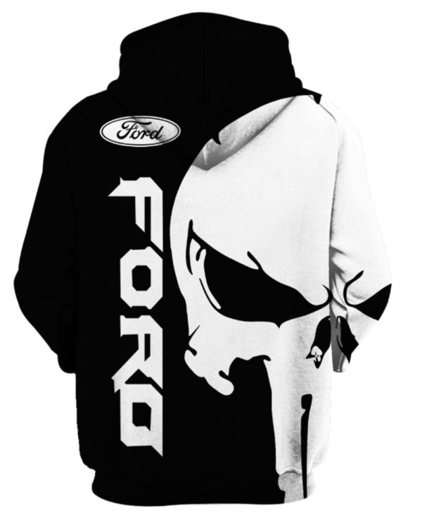 Punisher skull Ford 3d hoodies