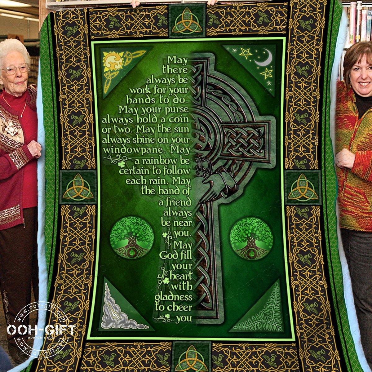 Religion an irish blessing blanket – maria