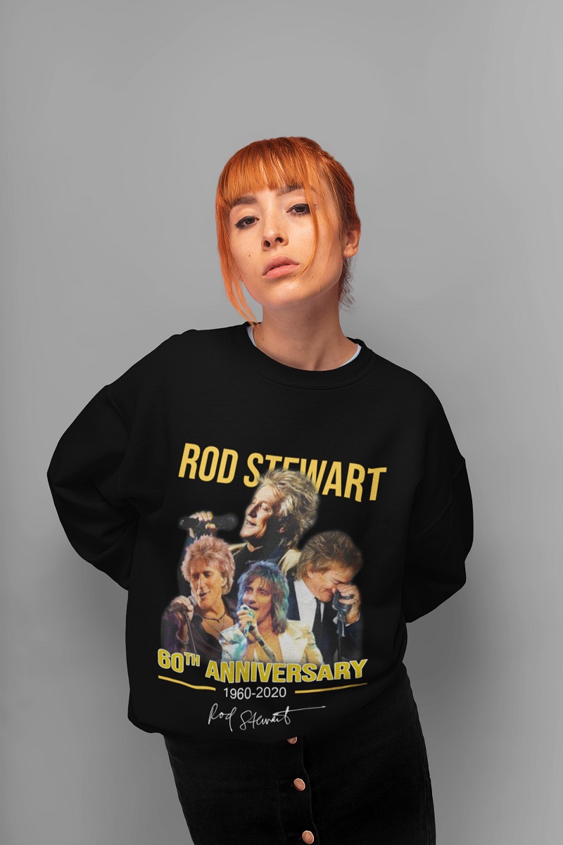 Rod stewart 60th anniversary signature unisex sweater