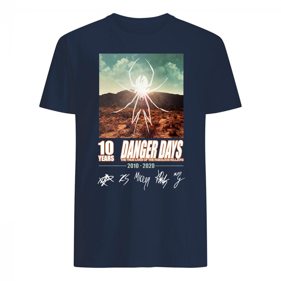 10 Years Danger Days The True Lives Of The Fabolous Killjoys 2010 – 2020 Signature shirt
