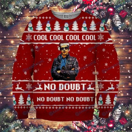 Brooklyn nine nine Cool No Doubt 3d full print Christmas red sweater