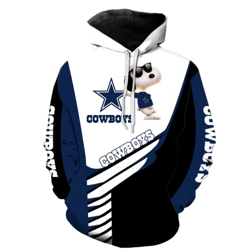 Dallas cowboys snoopy full printing hoodie