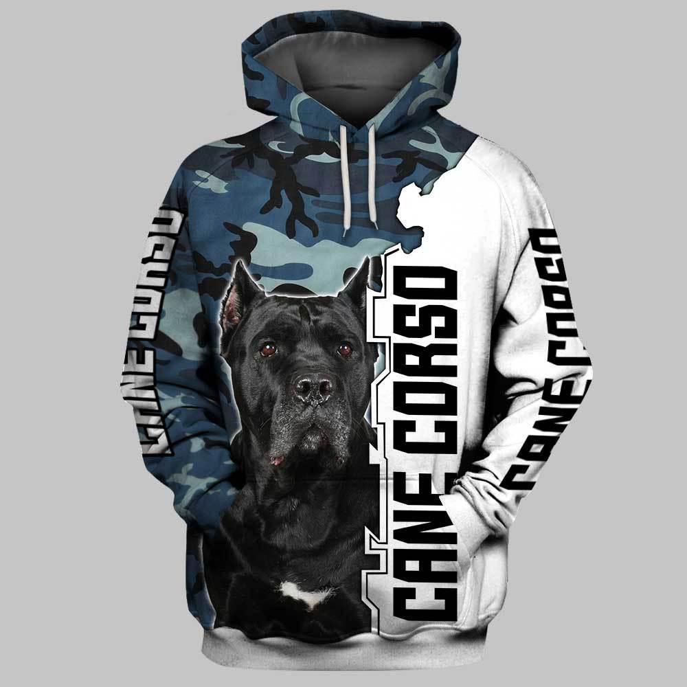 Dog cane corso 3d hoodie - maria