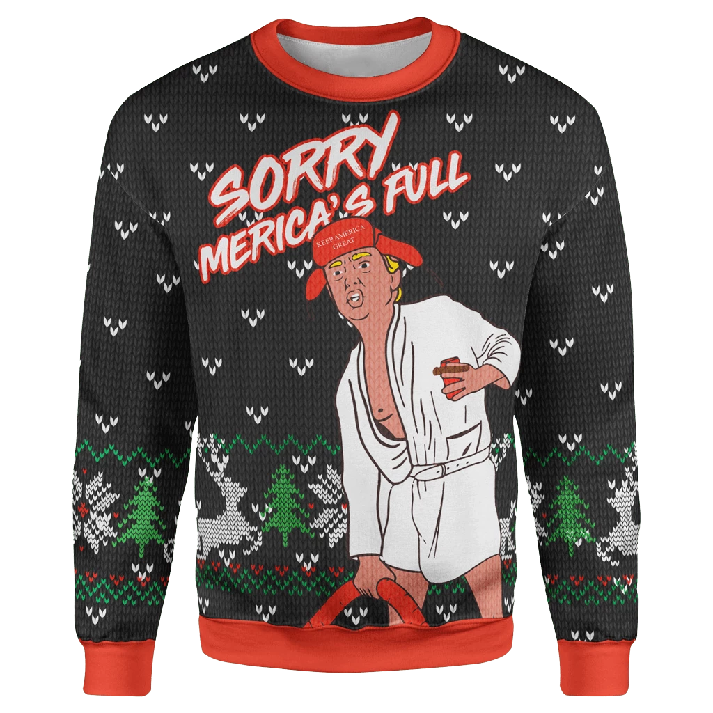 Sorry Merica’s Full Trump Sweater – Hothot 2211193