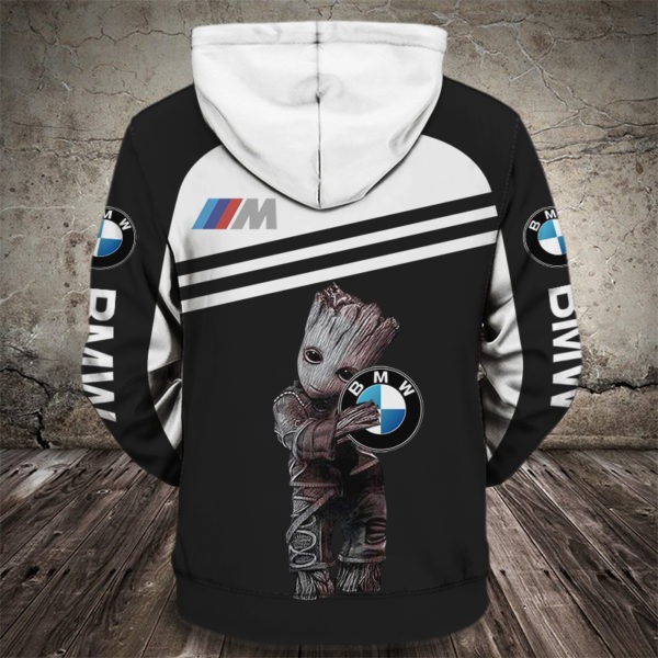 Groot BMW 3d full print hoodies
