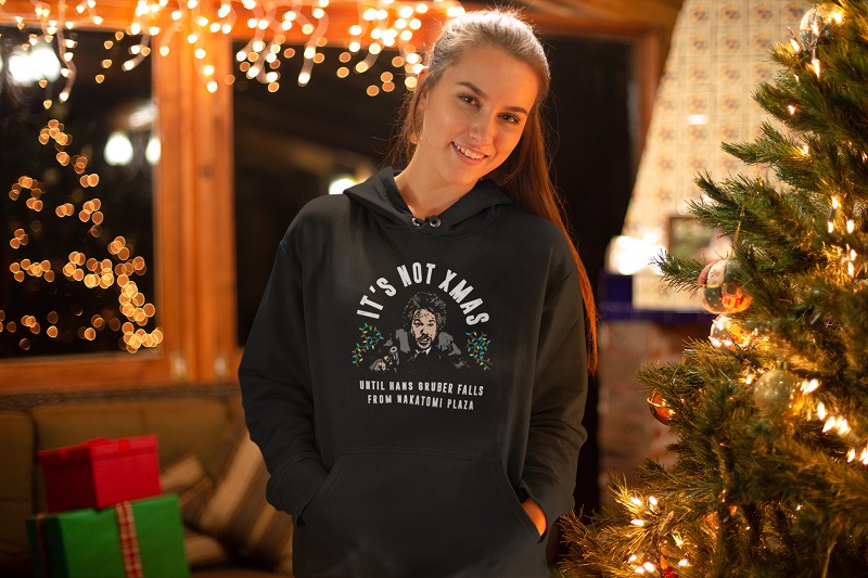 It's not xmas until hans gruber falls from nakatomi plaza hoodie