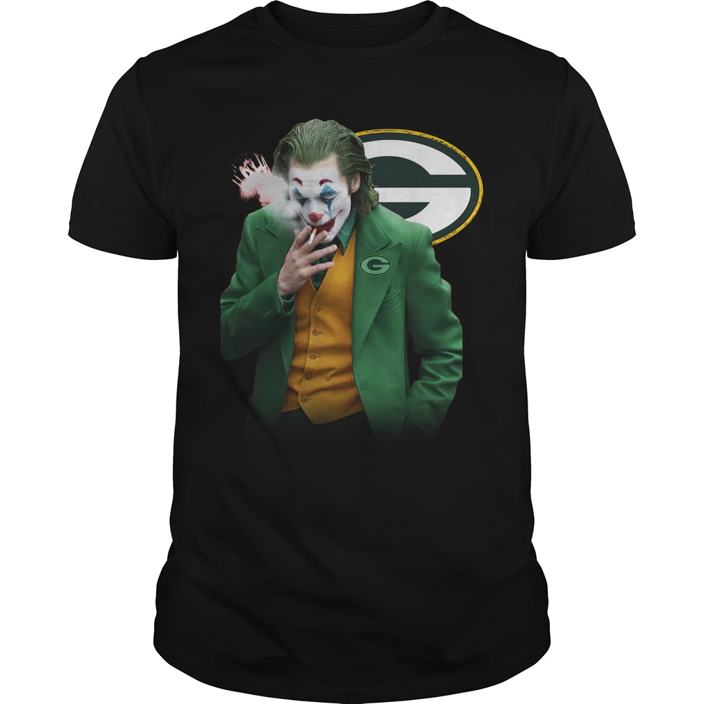 Joker Joaquin Phoenix Green Bay Packers shirt