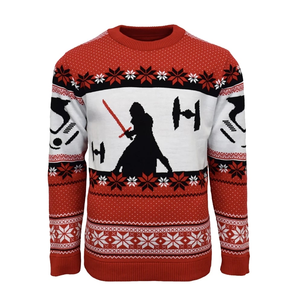 Kylo ren star wars full printing ugly christmas sweater 1