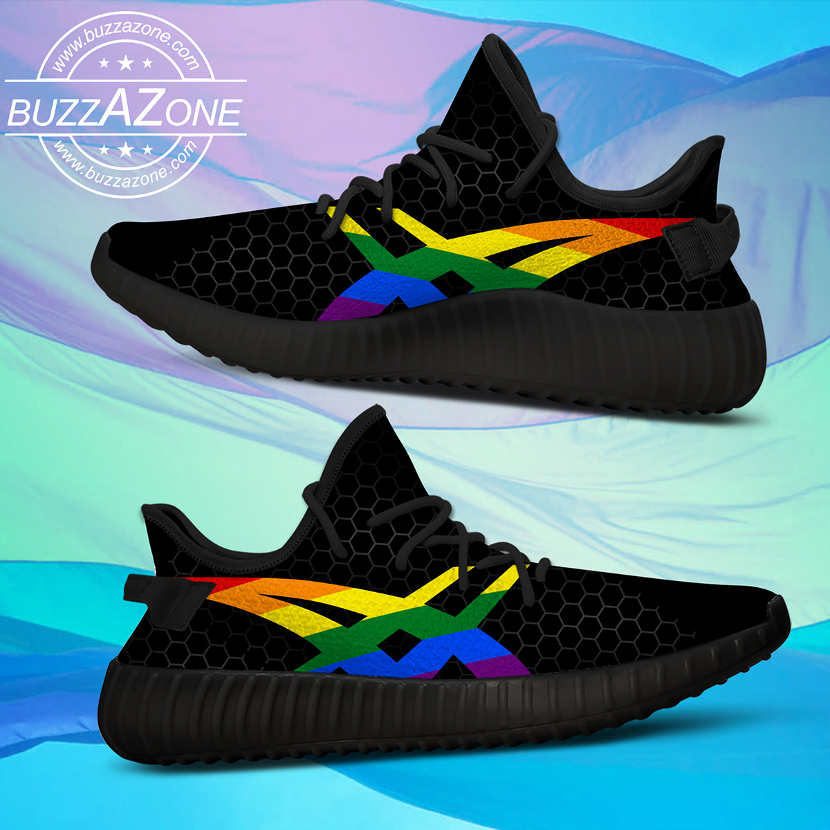 LGBT yeezy shoes 1