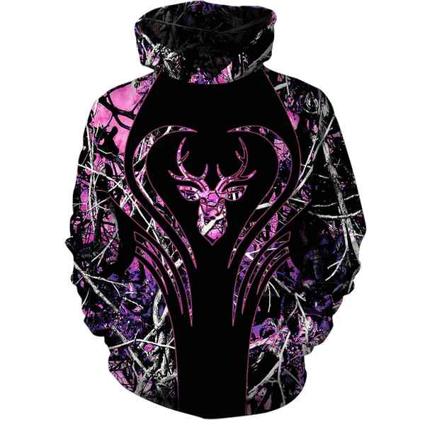Love Deer Purple hoodie