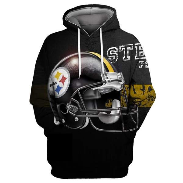 Pittsburgh steelers full printing hoodie 1