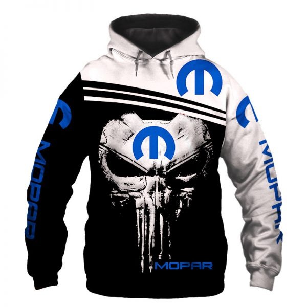 Punisher skull Mopar 3d hoodie