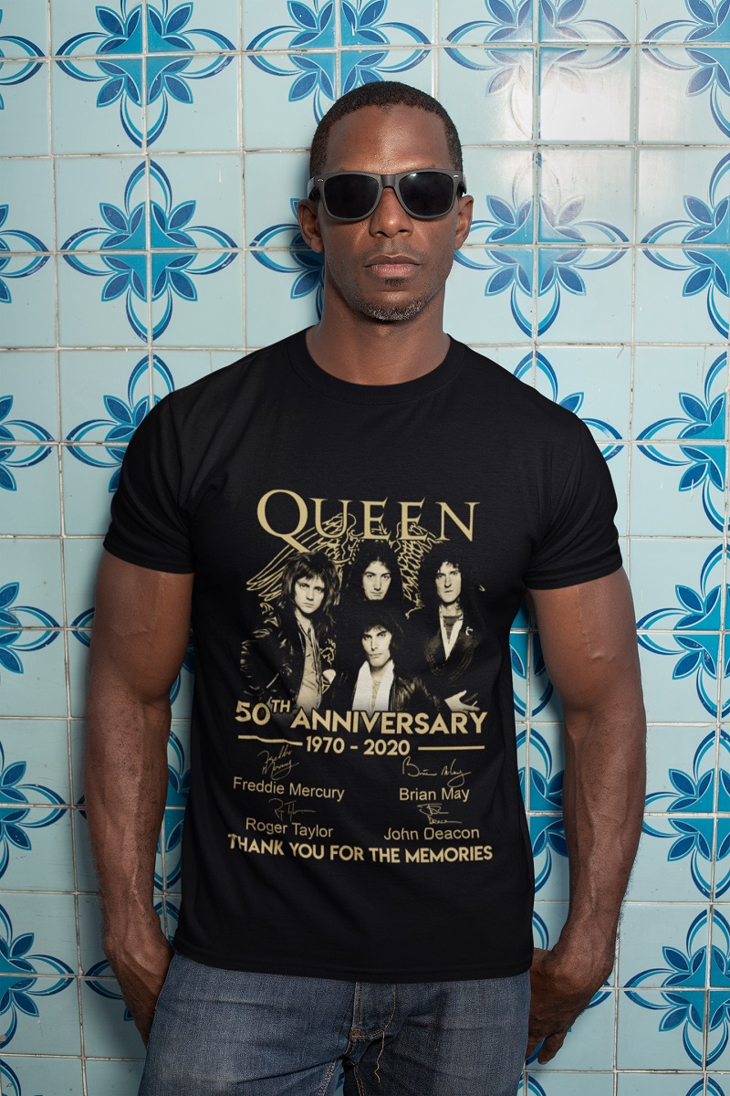 50th anniversary All memories about QUEEN band shirt, hoodie, tank top – tml