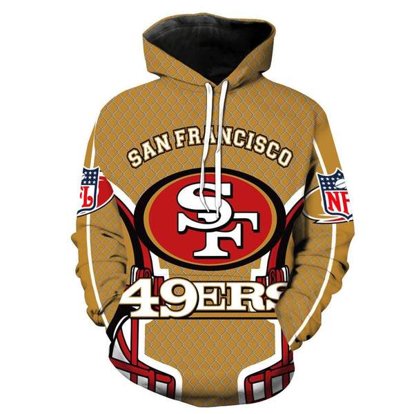San francisco 49ers full printing hoodie 1