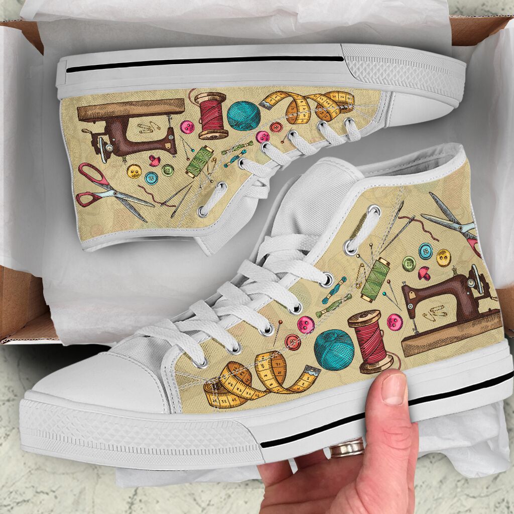 Sewing pattern high top sneakers – maria