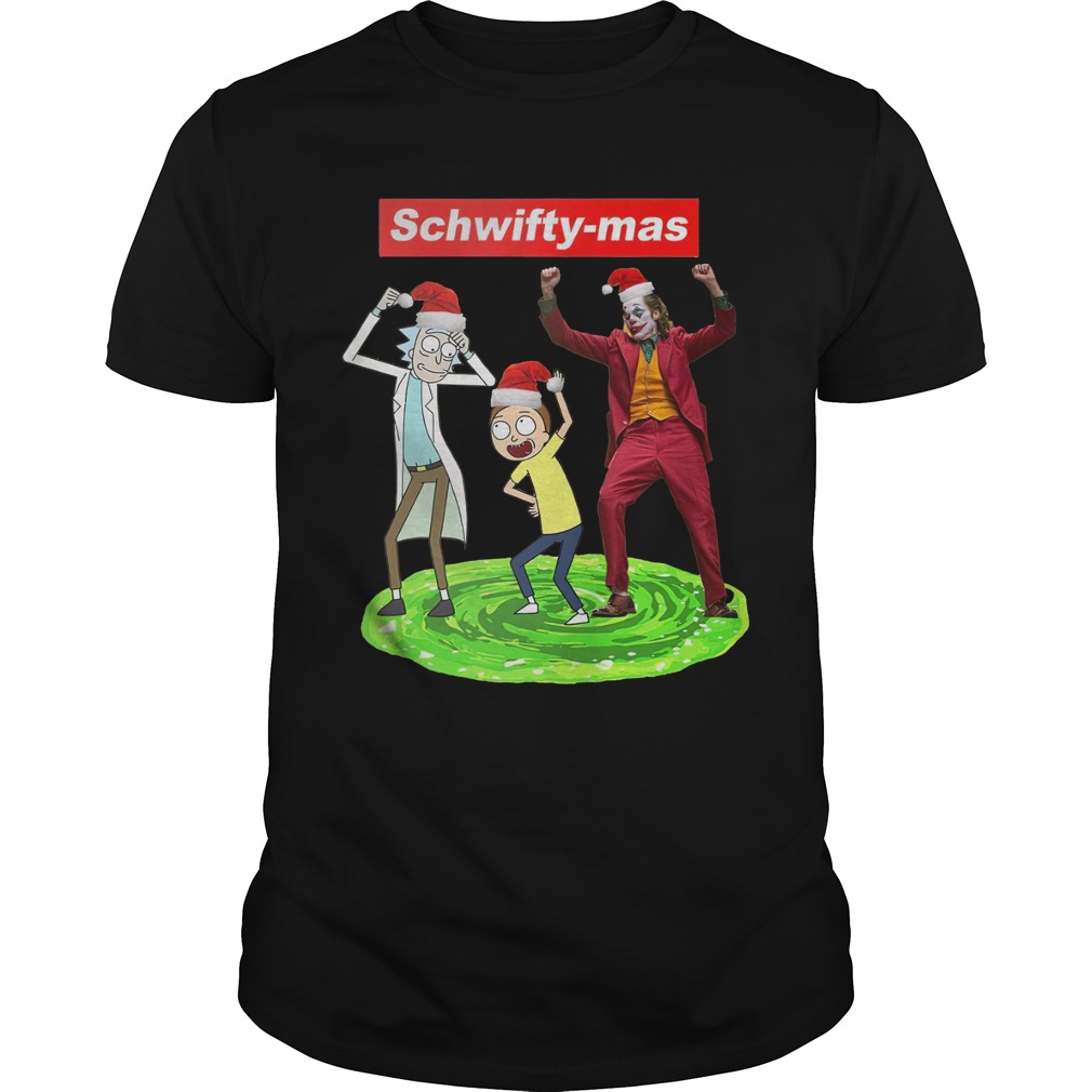 Supreme SchwiftyMas Rick And Morty Joker Dance shirt