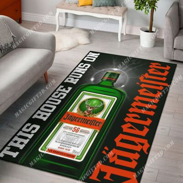 This house runs on Jagermeister rug 1