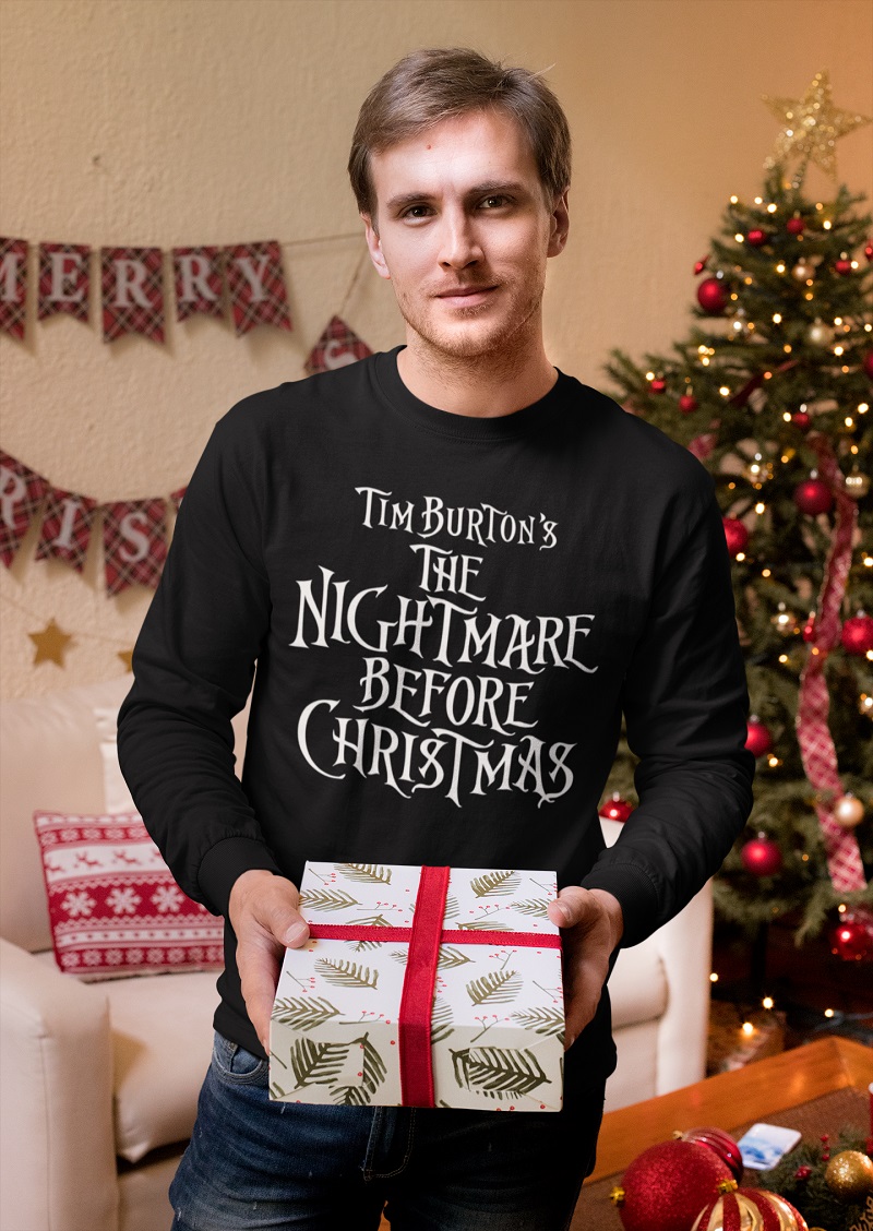 Tim burton's the nightmare before christmas shirt, hoodie, tank top - pdn