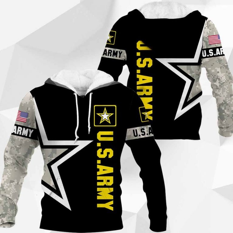 US Army 3d full print hoodie