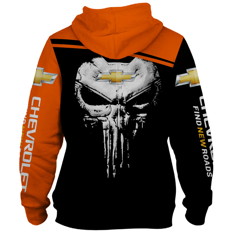Punisher Skull Chevrolet 3d Hoodie and Zip Hoodie - Saleoffshirt 2111191