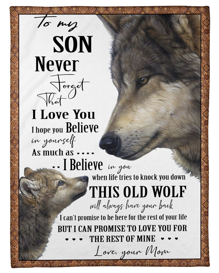 Wolf To My Son Blanket