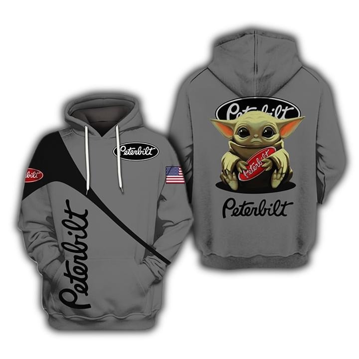 Baby Yoda Peterblit 3d hoodie