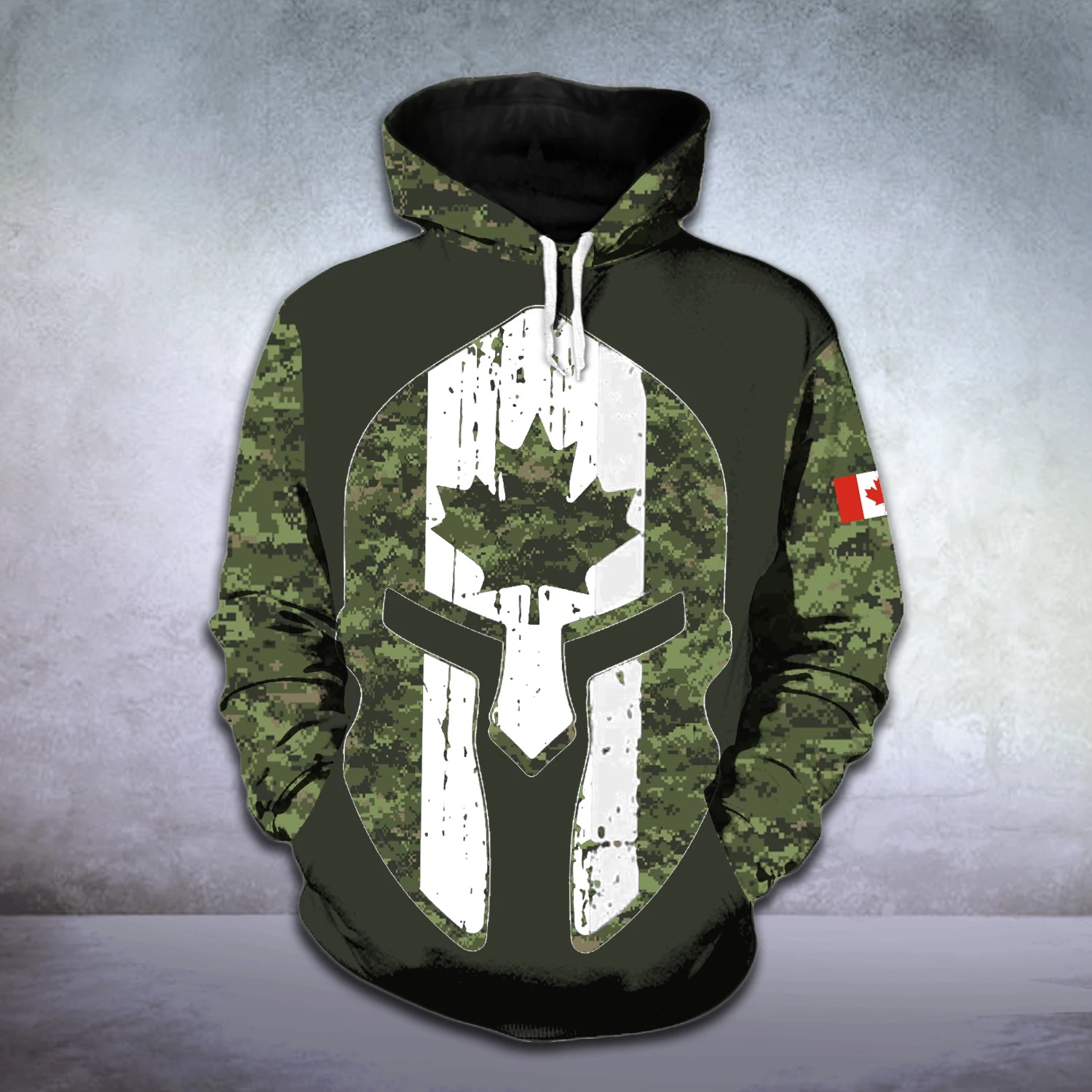 Canadian Army camo 3d hoodies