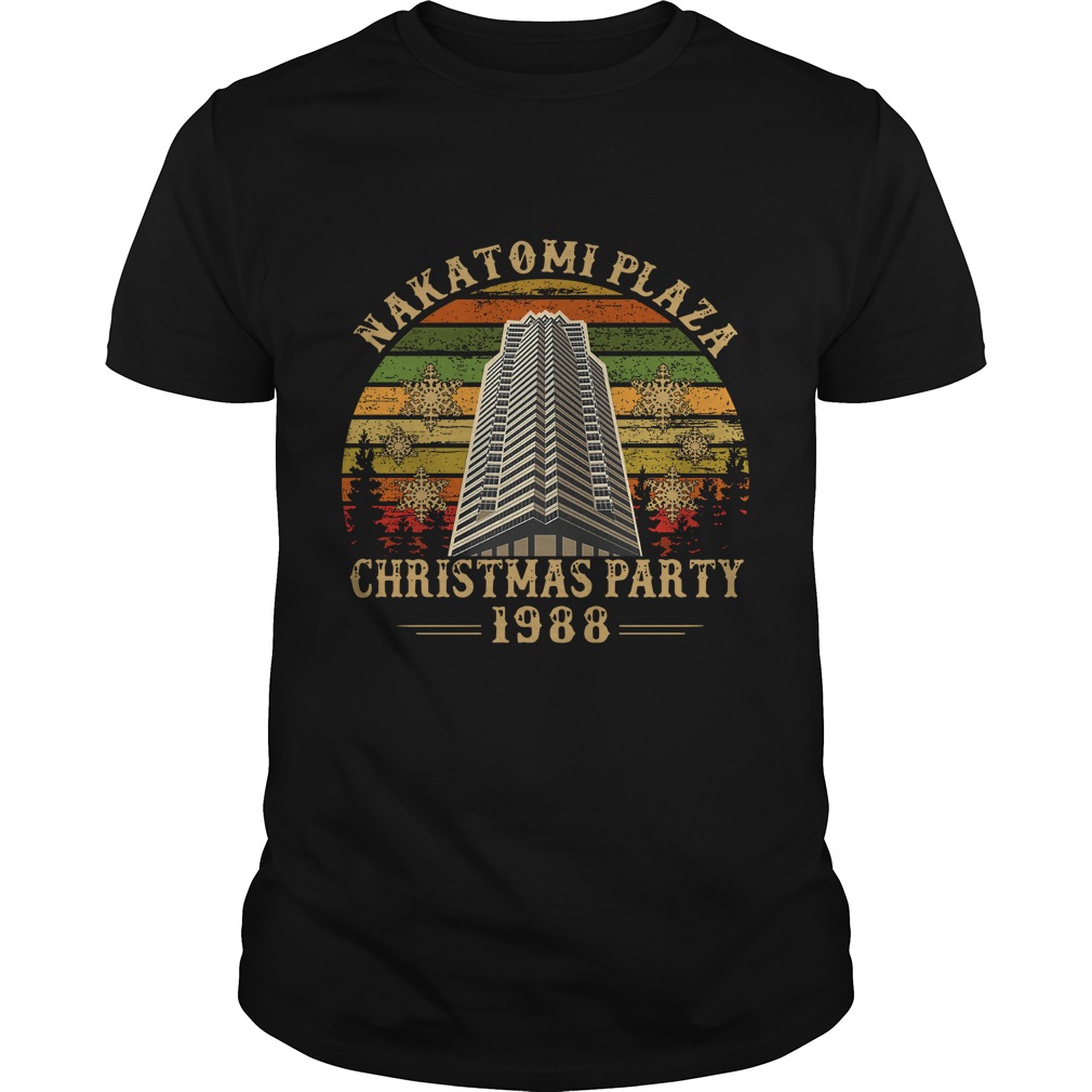 Los Angeles Nakatomi Plaza christmas party in 1988 shirt