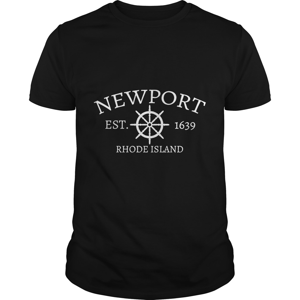 Newport est 1639 Rhode Island city Anchor shirt