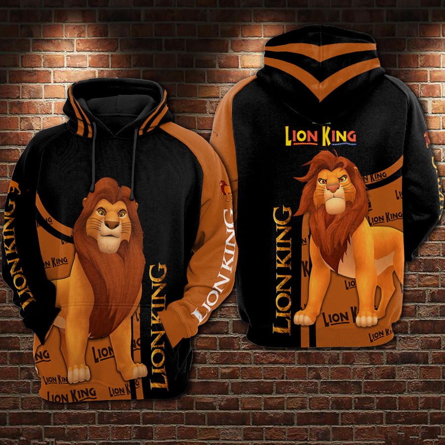 The lion king all over printed hoodie 1