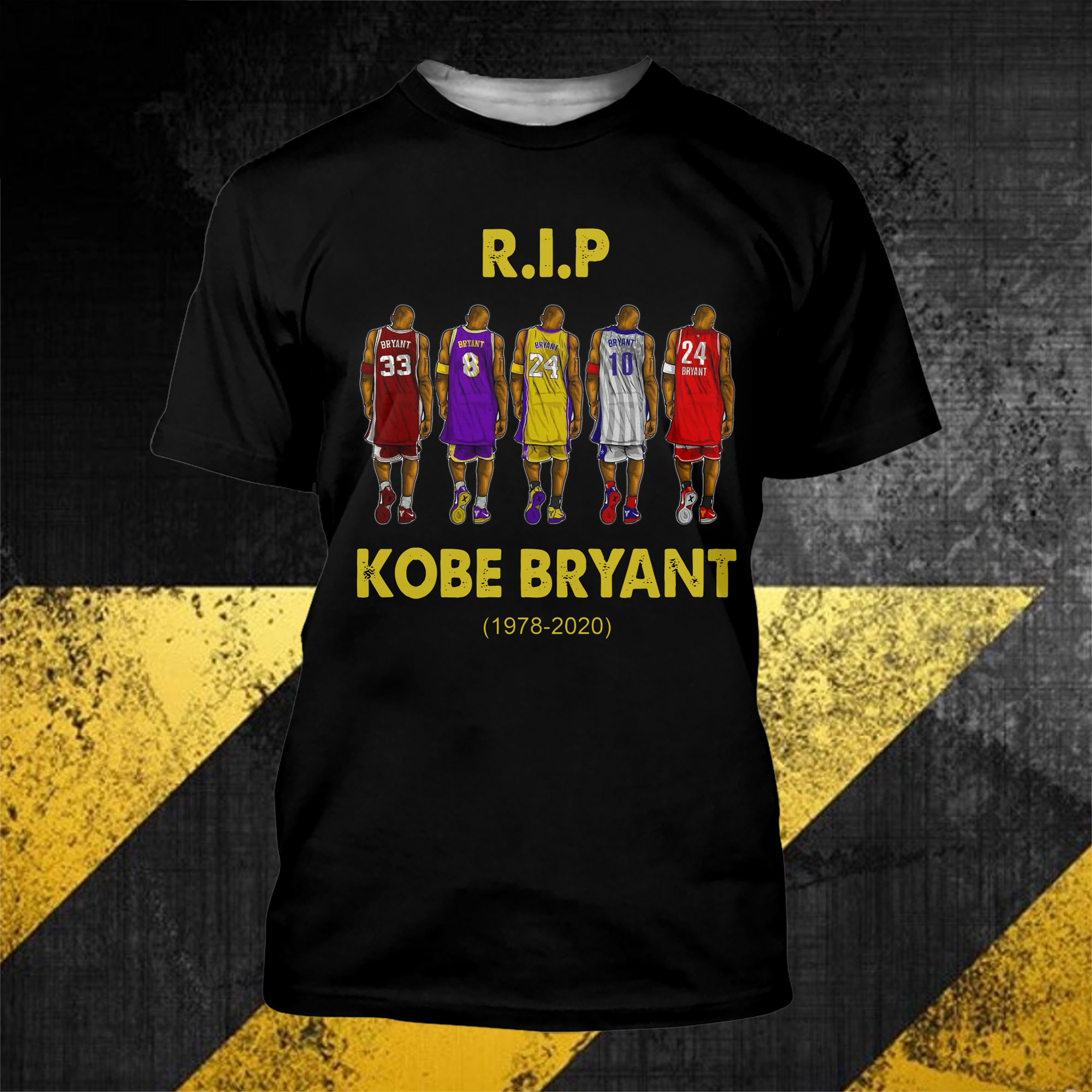 Rip Kobe Bryant shirt and v-neck