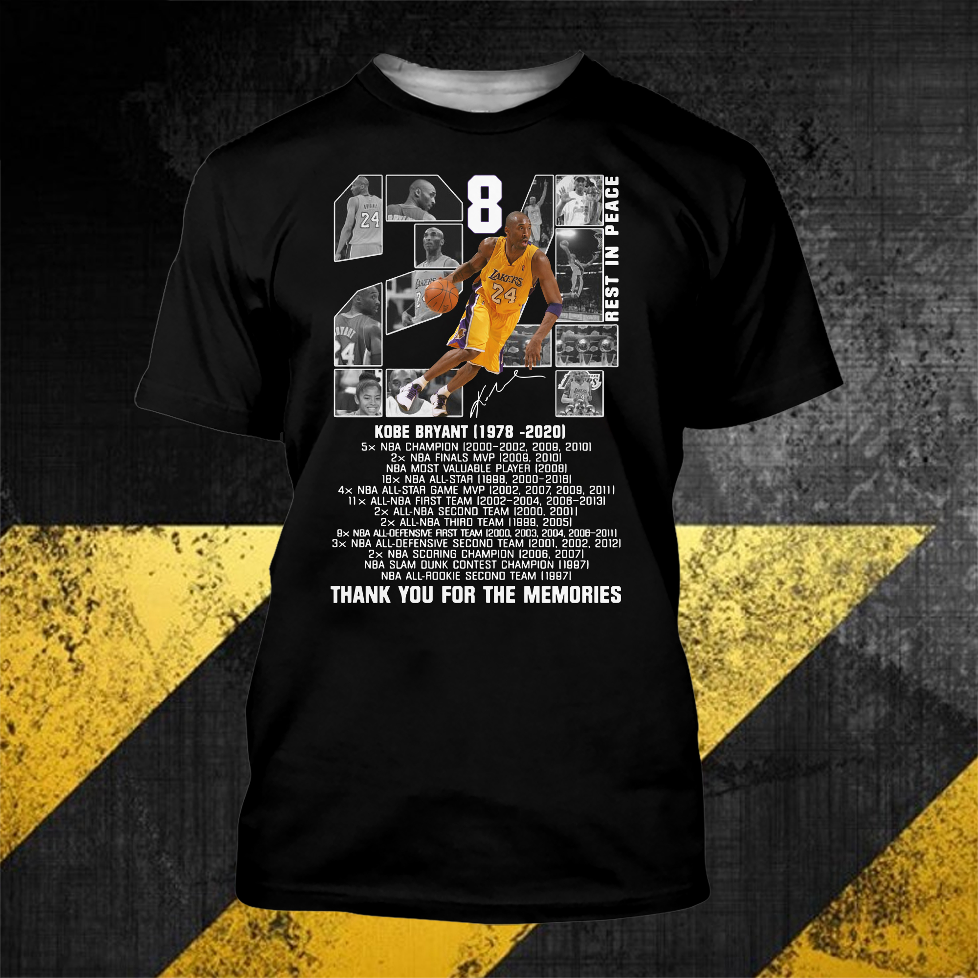 Kobe Bryant 1978 2020 Thank You For The Memories shirt and long sleeve tee – maria